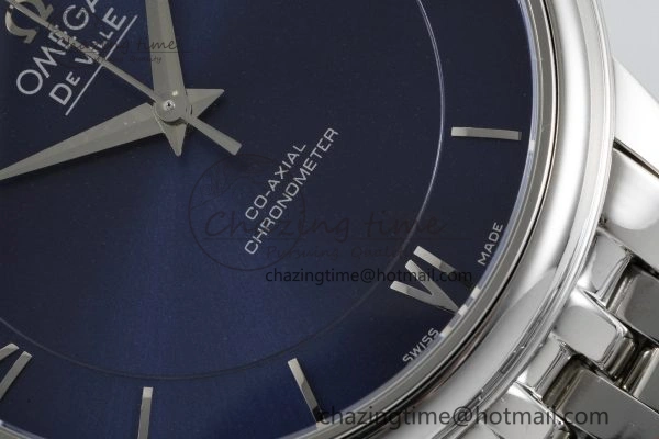 De Ville SS TWF 1:1 Best Edition Deep Blue Dial on SS Bracelet MIYOTA Popular 7838