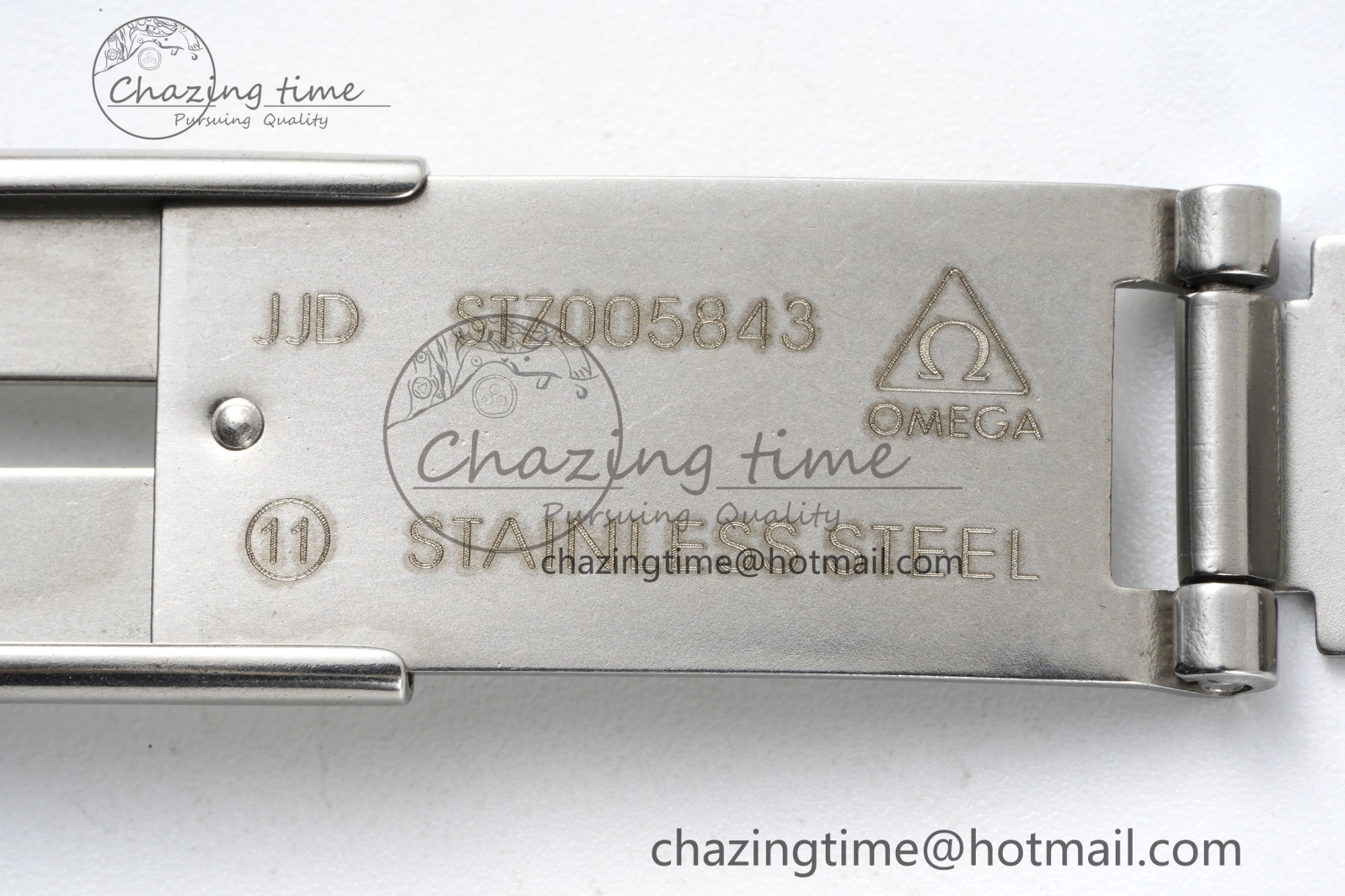 De Ville SS TWF 1:1 Best Edition Gray Dial Blue Markers on SS Bracelet MIYOTA SoftTouch 7843