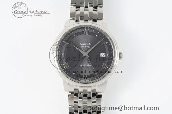 Sophisticated De Ville SS TWF 1:1 Best Edition Gray Dial on SS Bracelet MIYOTA 7840