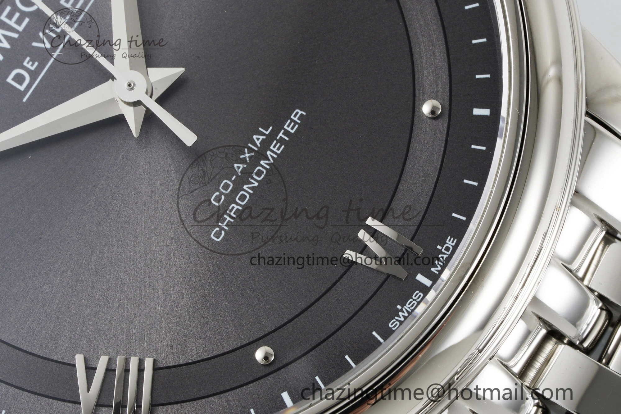 Sophisticated De Ville SS TWF 1:1 Best Edition Gray Dial on SS Bracelet MIYOTA 7840
