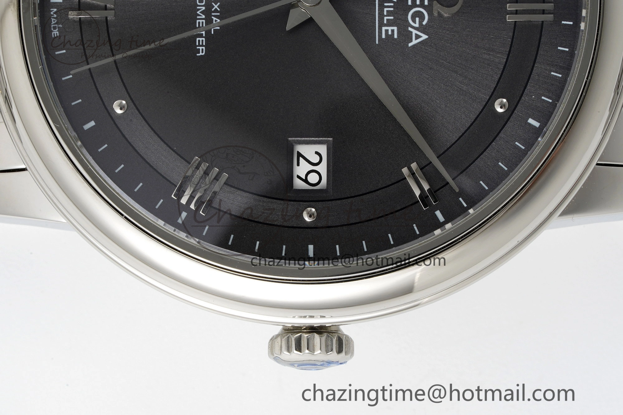 Sophisticated De Ville SS TWF 1:1 Best Edition Gray Dial on SS Bracelet MIYOTA 7840
