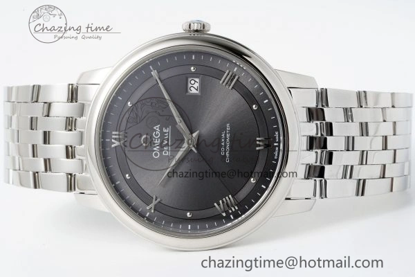 Sophisticated De Ville SS TWF 1:1 Best Edition Gray Dial on SS Bracelet MIYOTA 7840