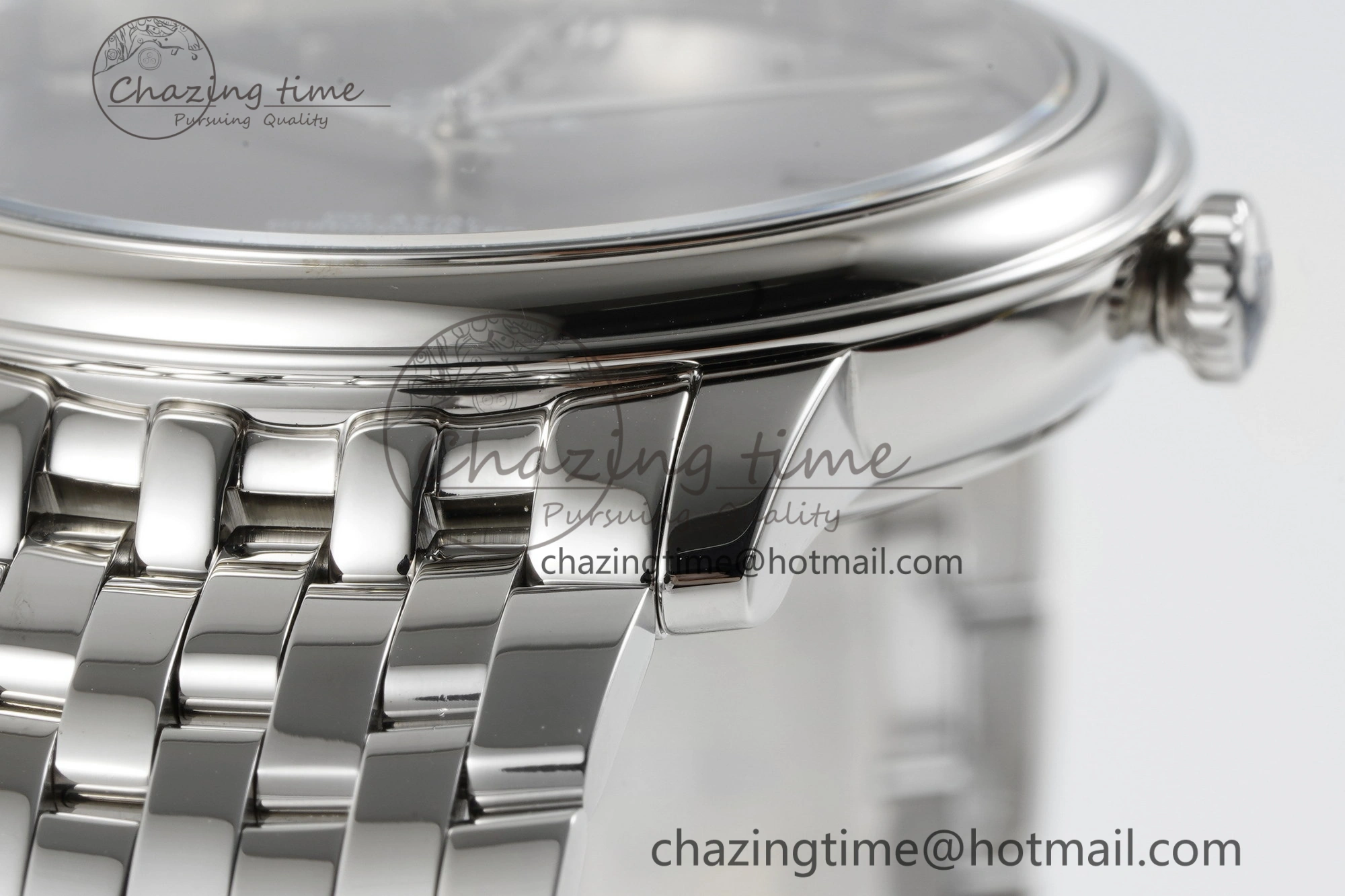Sophisticated De Ville SS TWF 1:1 Best Edition Gray Dial on SS Bracelet MIYOTA 7840