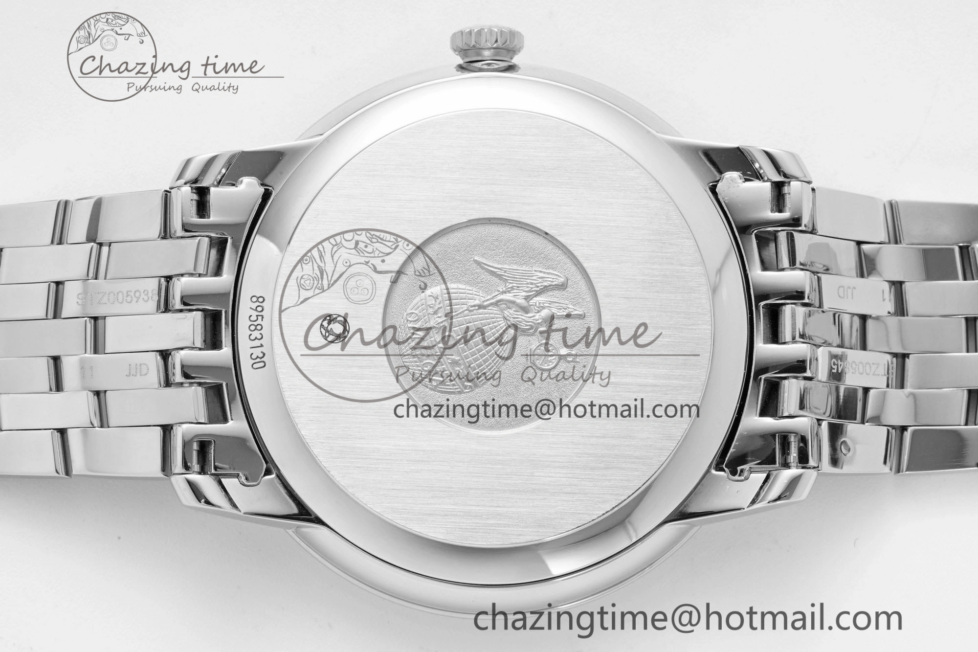 Sophisticated De Ville SS TWF 1:1 Best Edition Gray Dial on SS Bracelet MIYOTA 7840