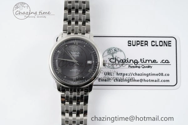 Sophisticated De Ville SS TWF 1:1 Best Edition Gray Dial on SS Bracelet MIYOTA 7840