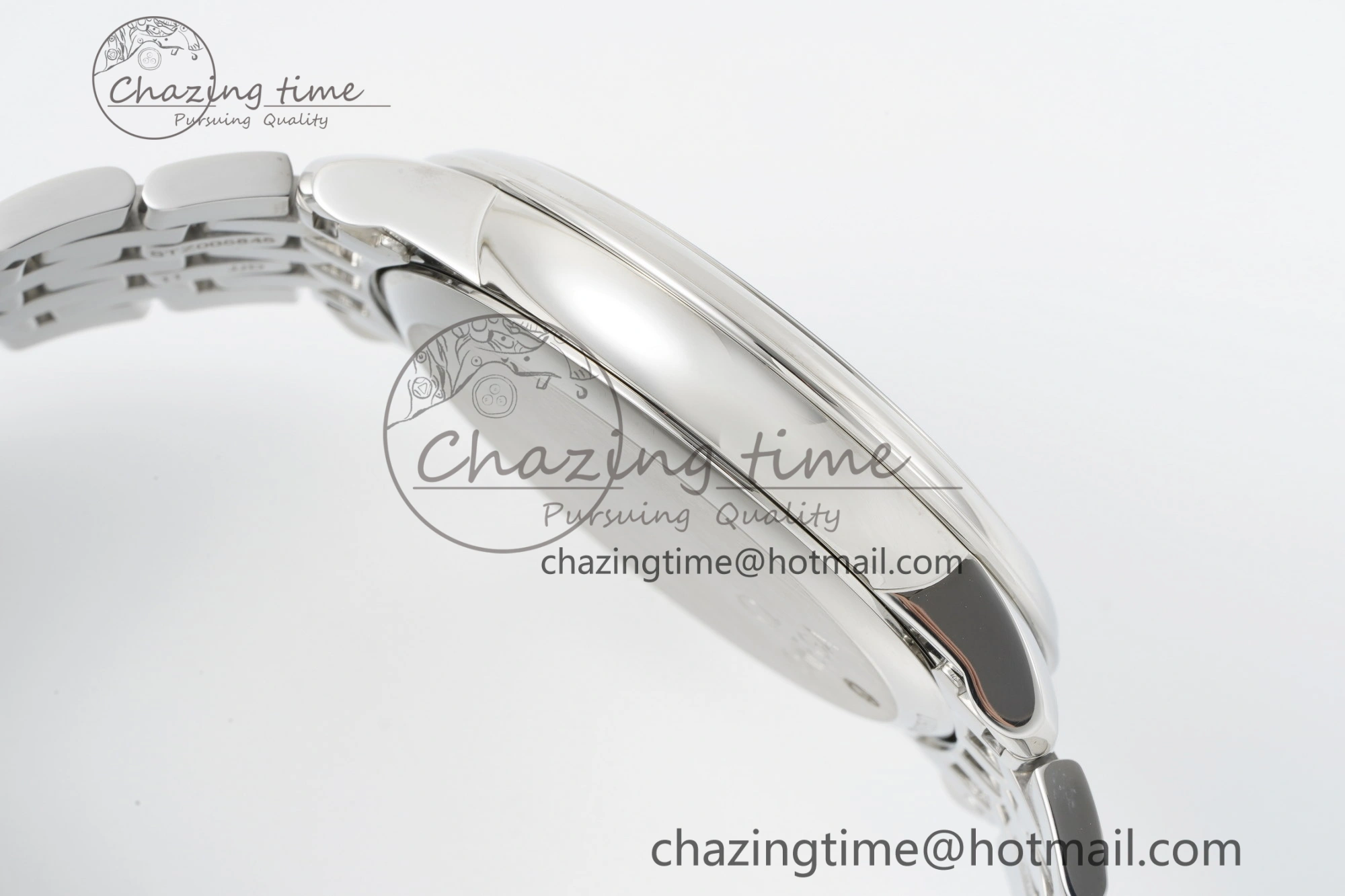 SoftTouch De Ville SS TWF 1:1 Best Edition Silver Dial on SS Bracelet MIYOTA 7836