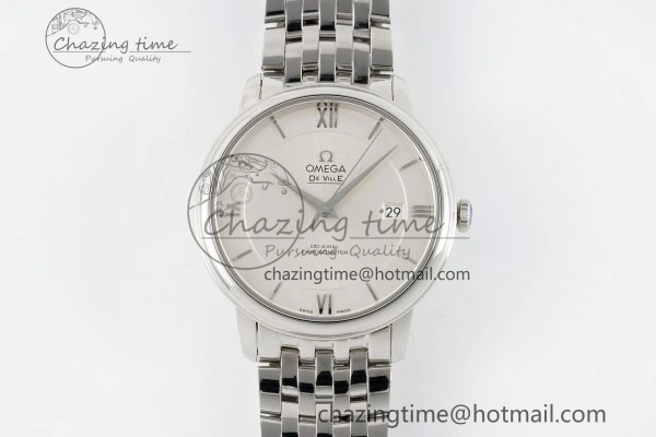 SoftTouch De Ville SS TWF 1:1 Best Edition Silver Dial on SS Bracelet MIYOTA 7836