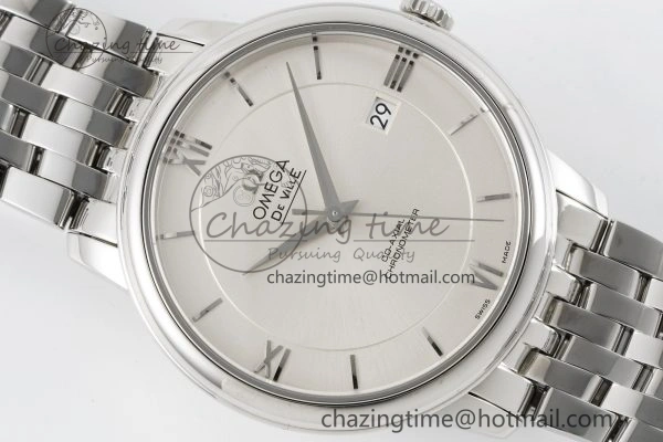 SoftTouch De Ville SS TWF 1:1 Best Edition Silver Dial on SS Bracelet MIYOTA 7836