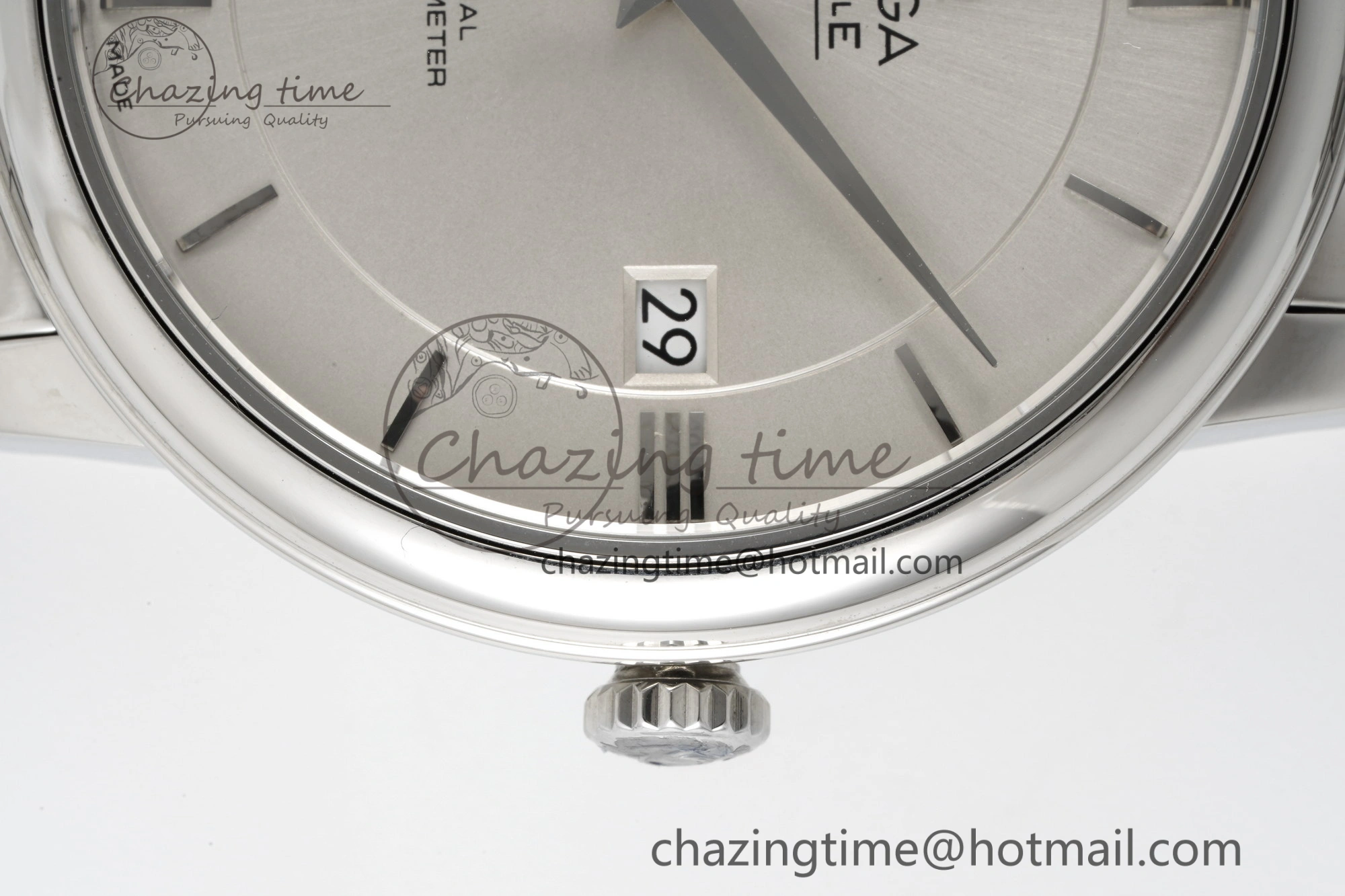 SoftTouch De Ville SS TWF 1:1 Best Edition Silver Dial on SS Bracelet MIYOTA 7836