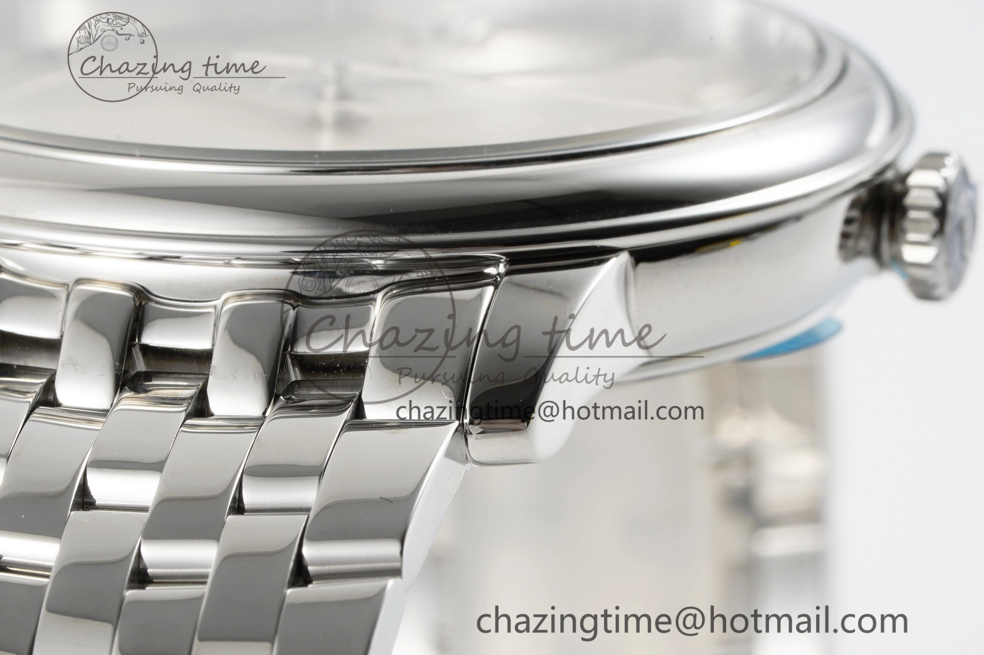 SoftTouch De Ville SS TWF 1:1 Best Edition Silver Dial on SS Bracelet MIYOTA 7836