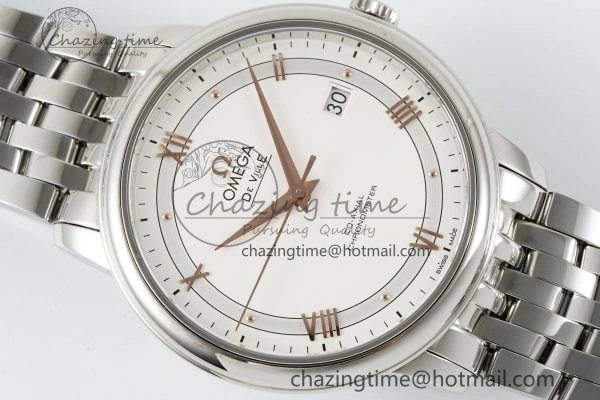 WrinkleFree De Ville SS TWF 1:1 Best Edition White Dial on SS Bracelet MIYOTA 7841