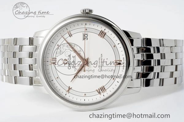 WrinkleFree De Ville SS TWF 1:1 Best Edition White Dial on SS Bracelet MIYOTA 7841