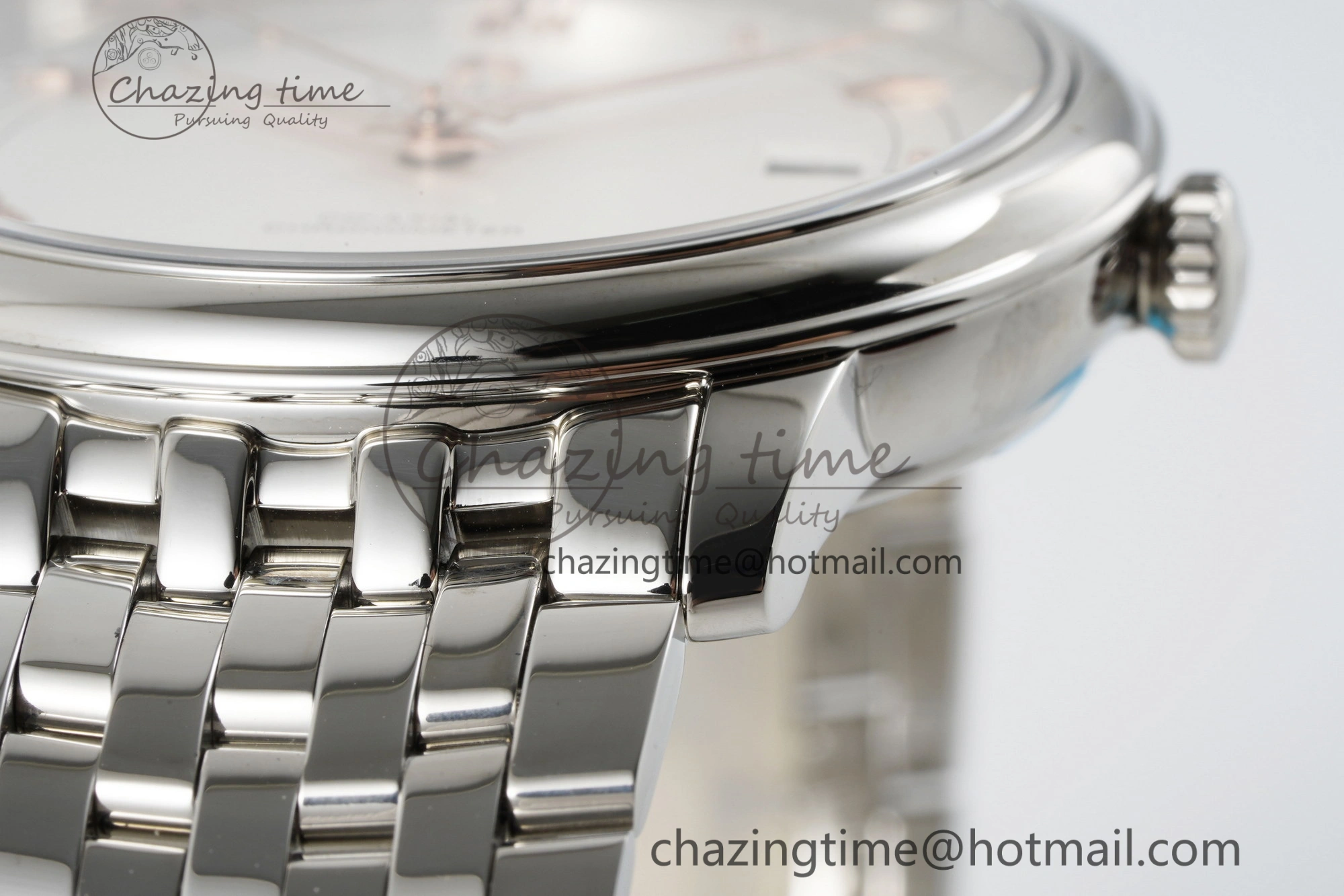 WrinkleFree De Ville SS TWF 1:1 Best Edition White Dial on SS Bracelet MIYOTA 7841