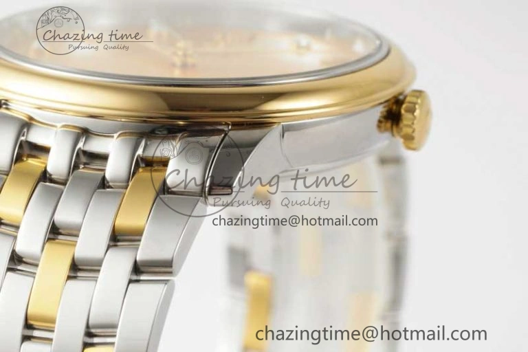 De Ville SS YG DIWF 1:1 Best Edition YG Dial on SS YG Bracelet MIYOTA Affordable 7853