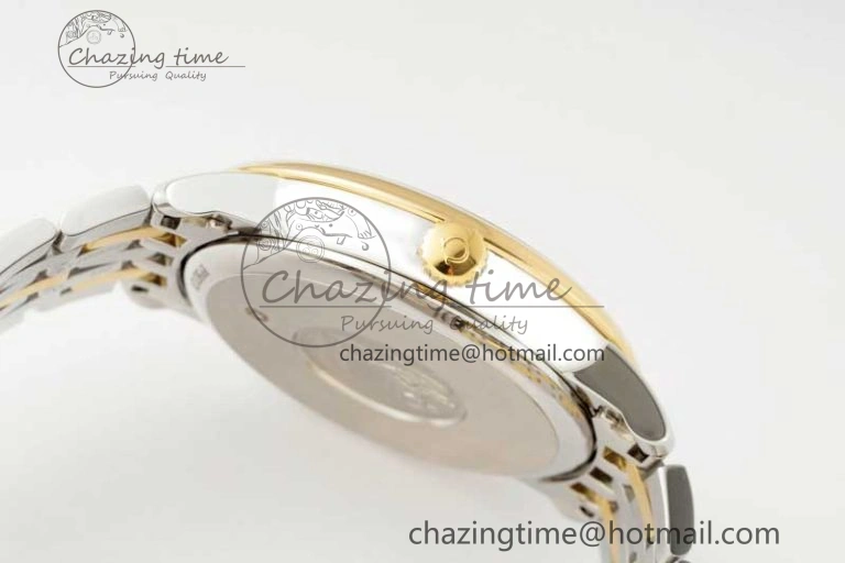 De Ville SS YG DIWF 1:1 Best Edition YG Dial on SS YG Bracelet MIYOTA Affordable 7853