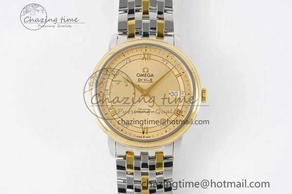 De Ville SS YG TWF 1:1 Best Edition YG Dial on SS YG Bracelet MIYOTA HighQuality 7839