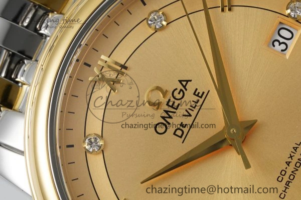 De Ville SS YG TWF 1:1 Best Edition YG Dial on SS YG Bracelet MIYOTA HighQuality 7839