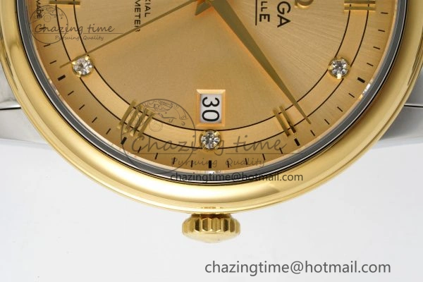 De Ville SS YG TWF 1:1 Best Edition YG Dial on SS YG Bracelet MIYOTA HighQuality 7839