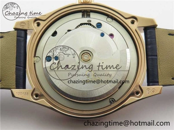 Packable De Ville Tourbillon RG MIF Best Edition Blue Dial on Blue Leather Strap 7876