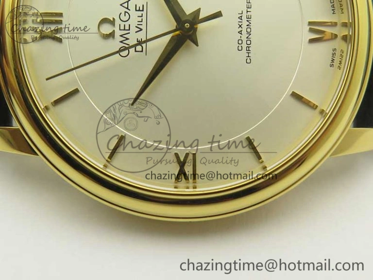 FastDry De Ville YG MKF 1:1 Best Edition Silver Dial YG Markers on Black Leather Strap MIYOTA 9015 V 8048