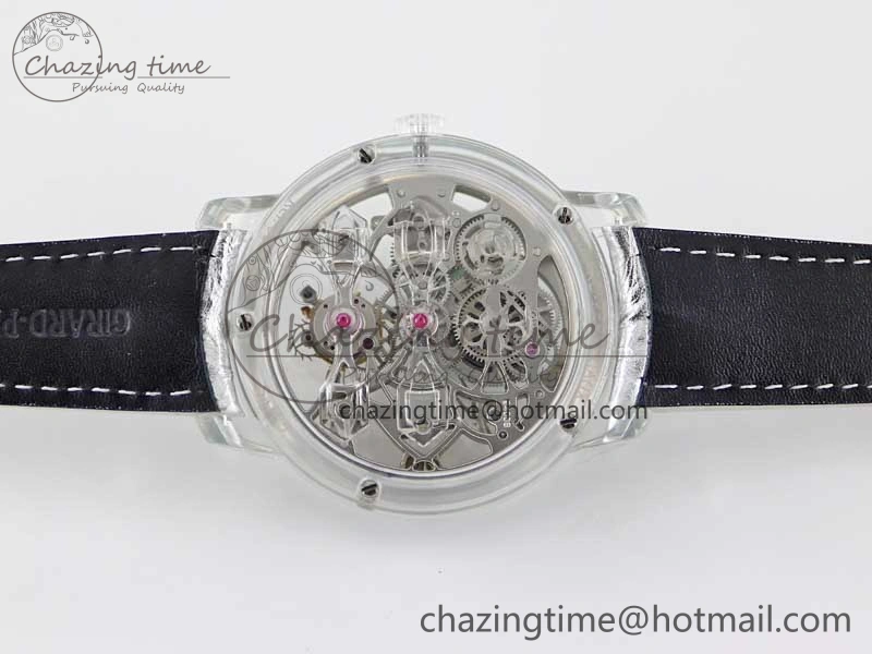 RelaxedFit Debuts Quasar Tourbillon Transparent Case RMF Best Edition on Black Leather Strap 6663