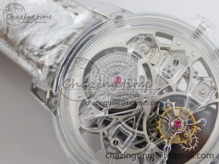 RelaxedFit Debuts Quasar Tourbillon Transparent Case RMF Best Edition on Black Leather Strap 6663