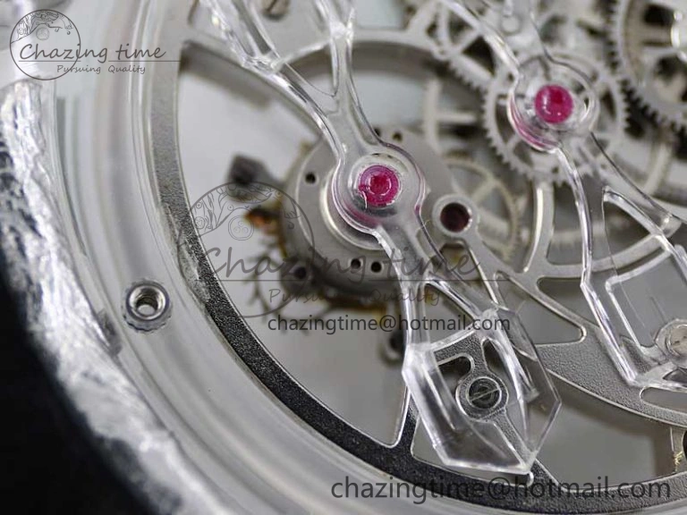 RelaxedFit Debuts Quasar Tourbillon Transparent Case RMF Best Edition on Black Leather Strap 6663