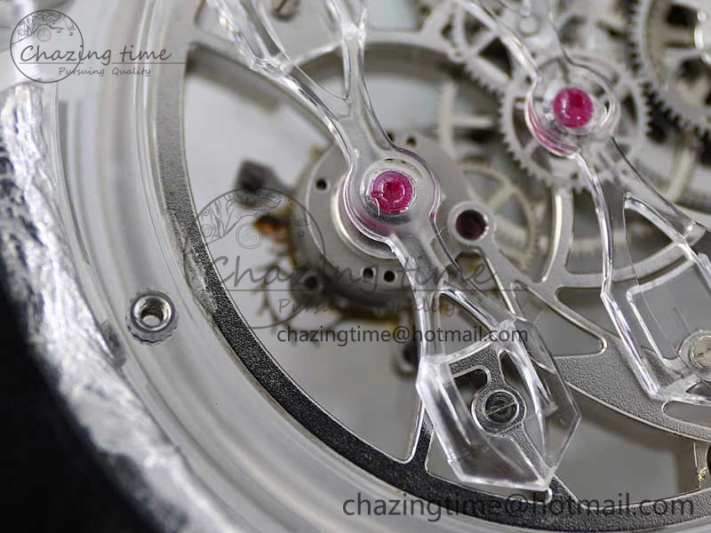 RelaxedFit Debuts Quasar Tourbillon Transparent Case RMF Best Edition on Black Leather Strap 6663