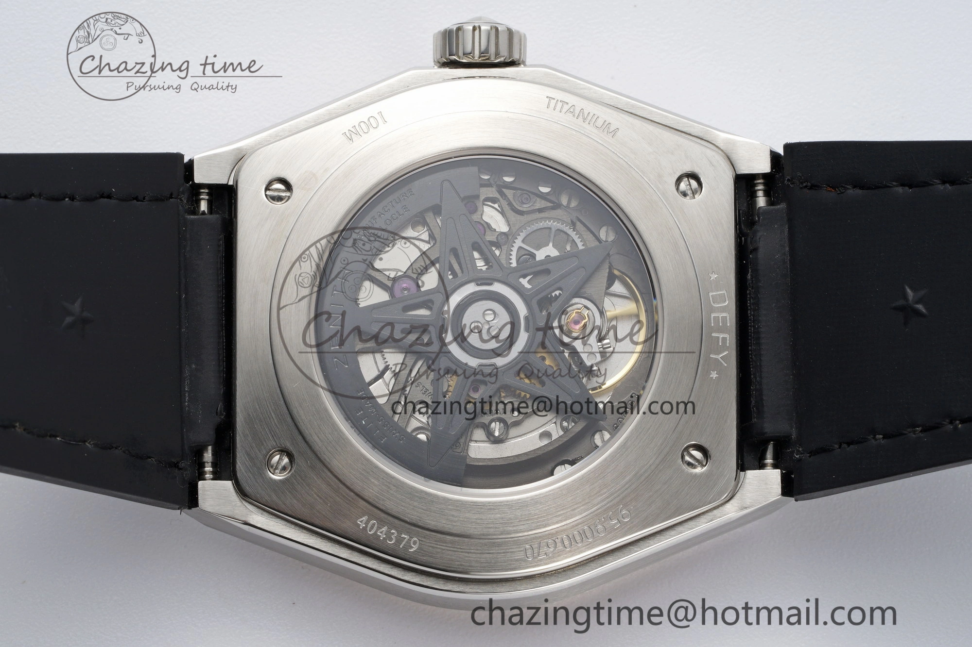 WellDesigned Defy  LF 1:1 Best Edition Skeleton Black Dial RG Bezel on Brown Gummy Strap A 10018