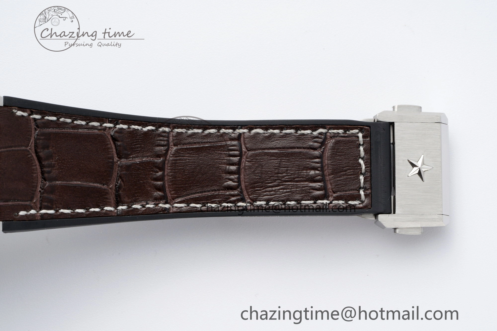 WellDesigned Defy  LF 1:1 Best Edition Skeleton Black Dial RG Bezel on Brown Gummy Strap A 10018