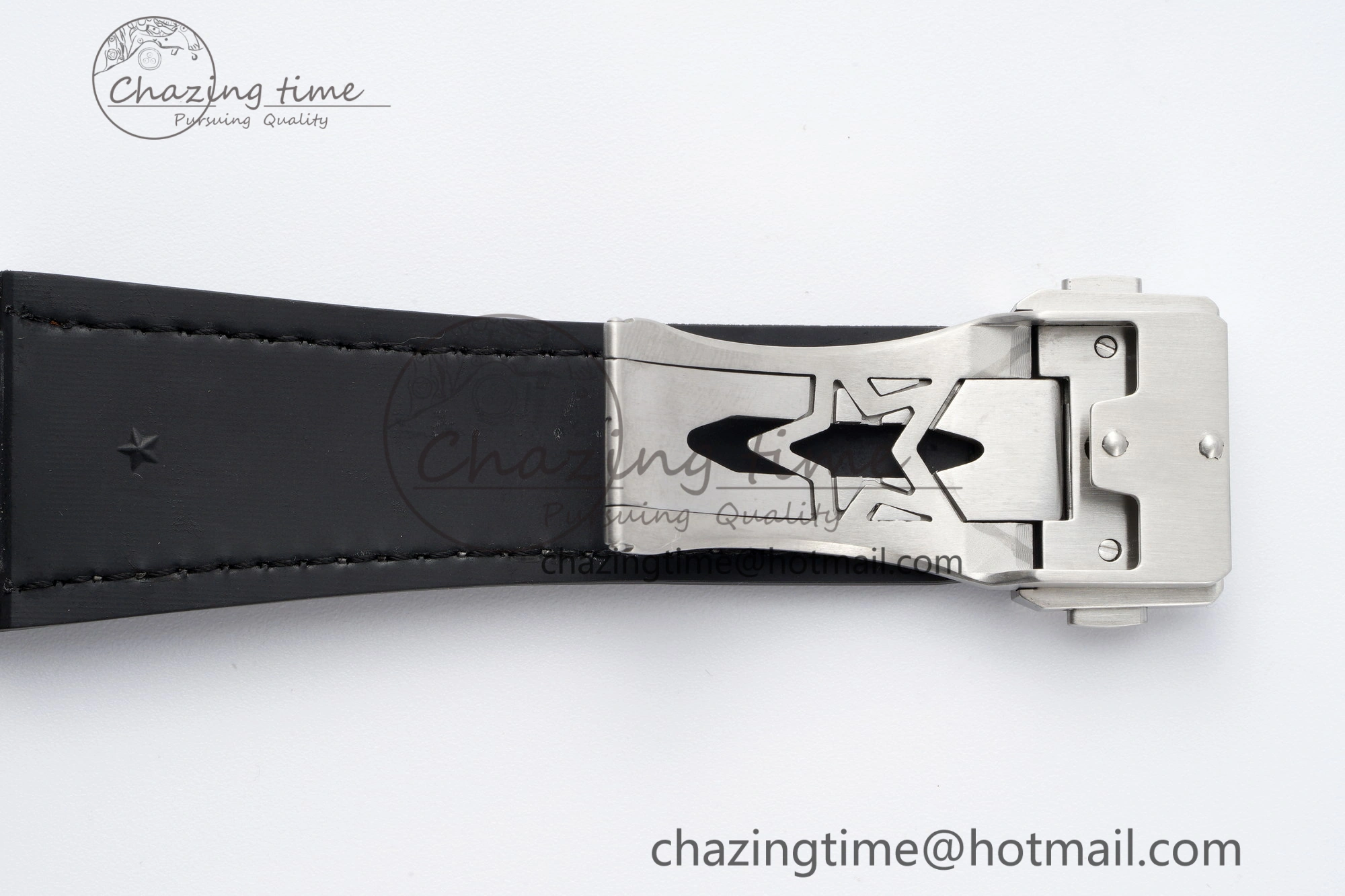 WellDesigned Defy  LF 1:1 Best Edition Skeleton Black Dial RG Bezel on Brown Gummy Strap A 10018