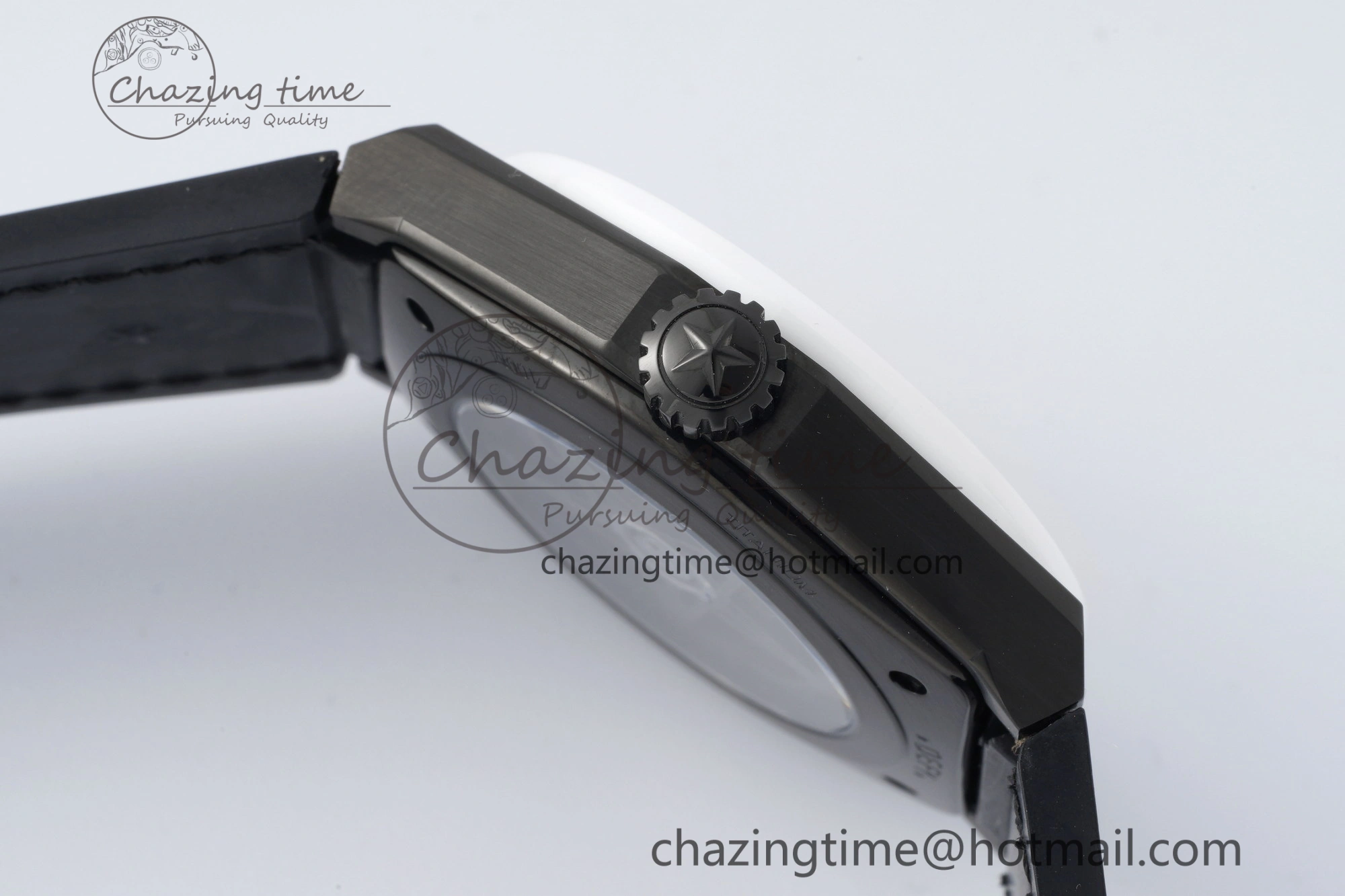 Bold Defy  LF 1:1 Best Edition Skeleton Black Dial White Bezel on White Gummy Strap A 10022