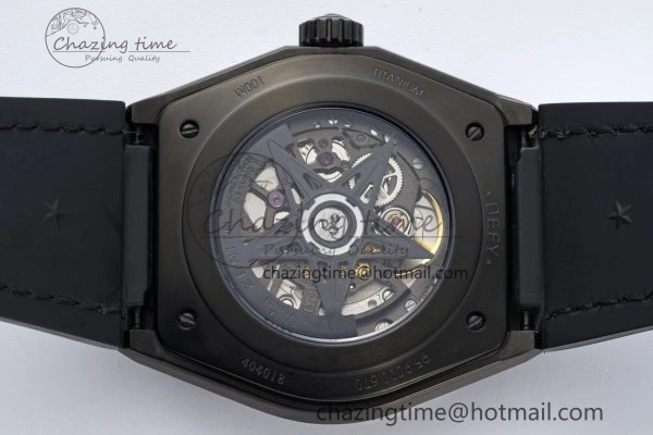 Bold Defy  LF 1:1 Best Edition Skeleton Black Dial White Bezel on White Gummy Strap A 10022
