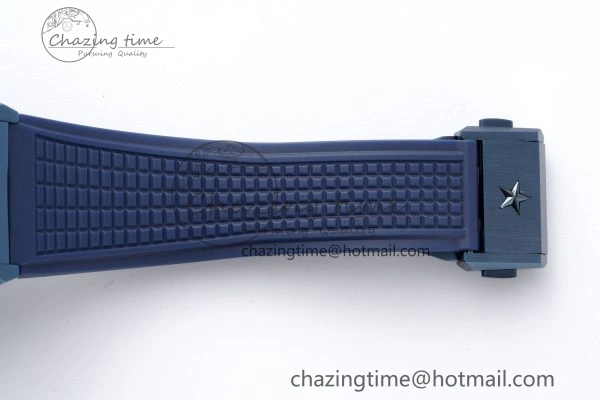 WellDesigned Defy  LF 1:1 Best Edition Skeleton Blue Dial Blue Bezel on Blue Rubber Strap A 10015