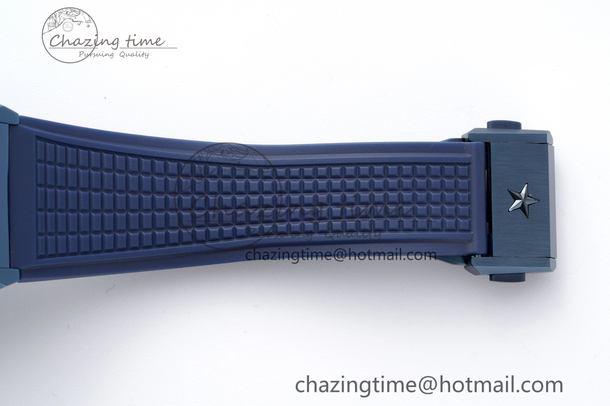 WellDesigned Defy  LF 1:1 Best Edition Skeleton Blue Dial Blue Bezel on Blue Rubber Strap A 10015