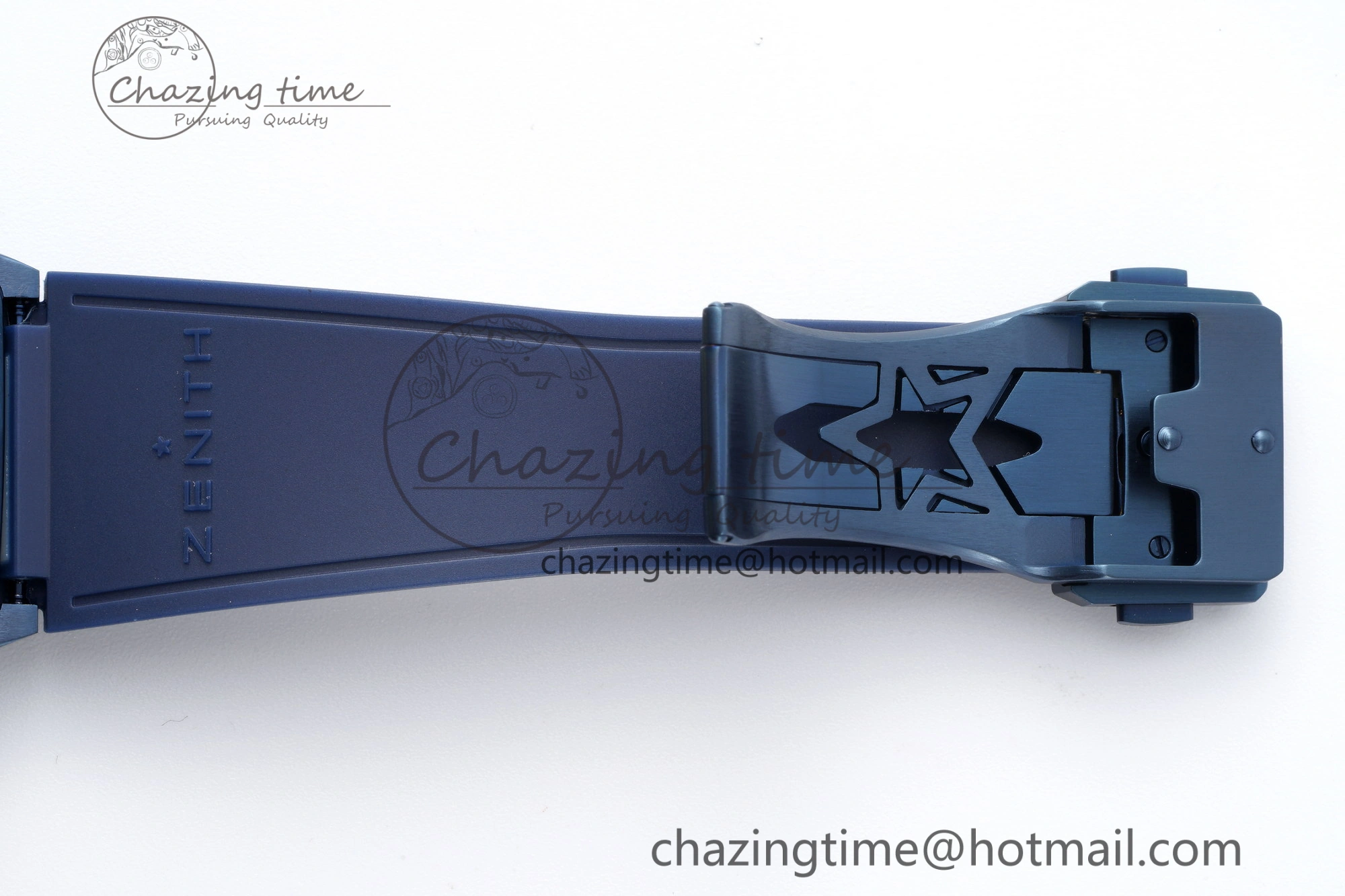WellDesigned Defy  LF 1:1 Best Edition Skeleton Blue Dial Blue Bezel on Blue Rubber Strap A 10015