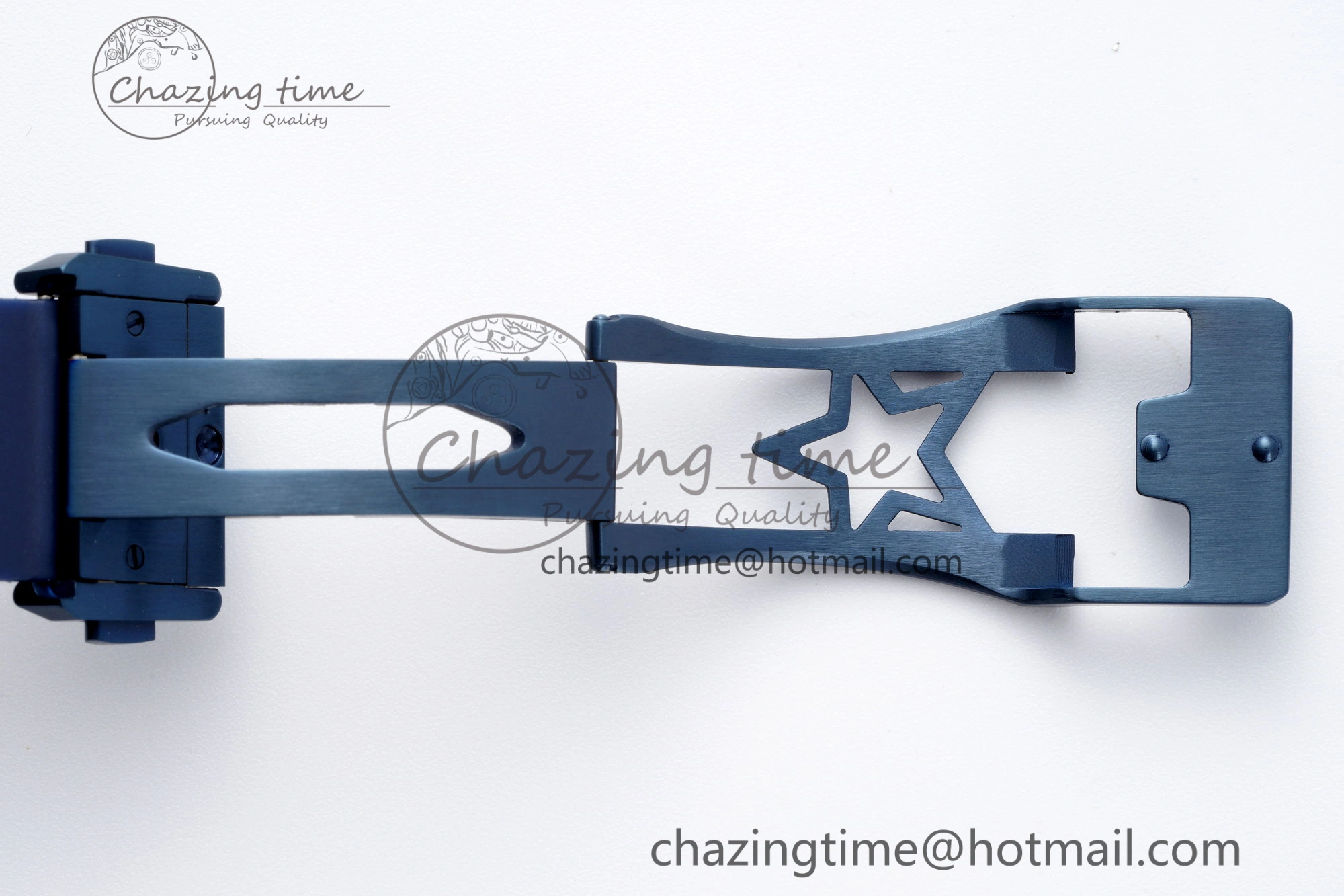 WellDesigned Defy  LF 1:1 Best Edition Skeleton Blue Dial Blue Bezel on Blue Rubber Strap A 10015