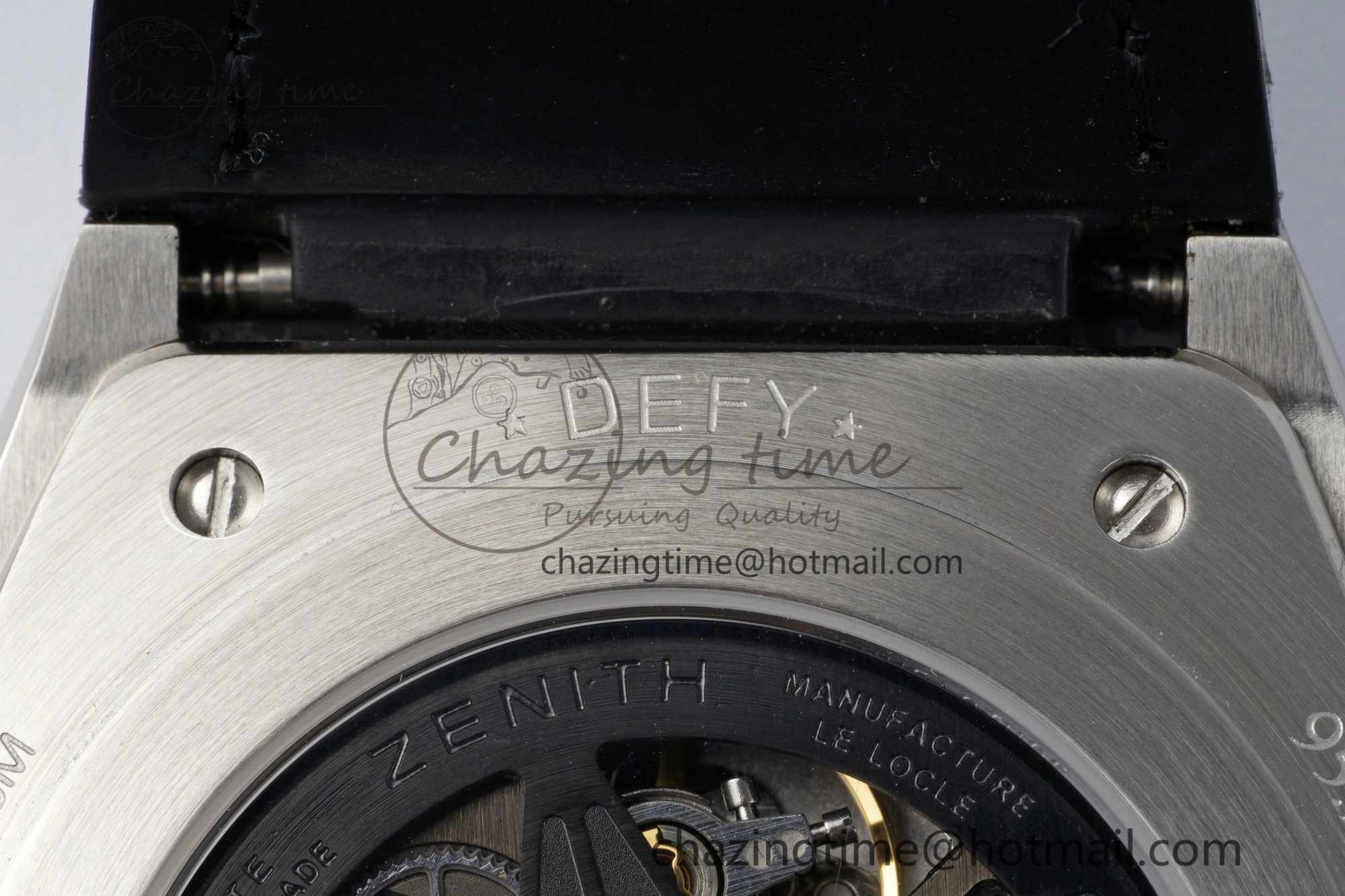 Sophisticated Defy  LF 1:1 Best Edition Skeleton Blue Dial on Black Rubber Strap A 10017