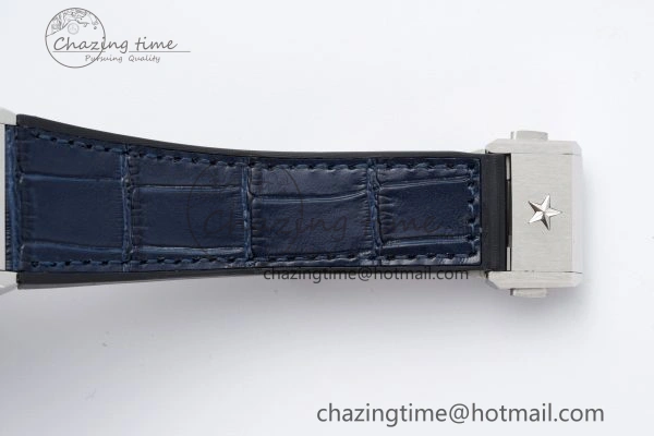 Defy  LF 1:1 Best Edition Skeleton Blue Dial on Blue Gummy Strap A TimelessDesign 10020