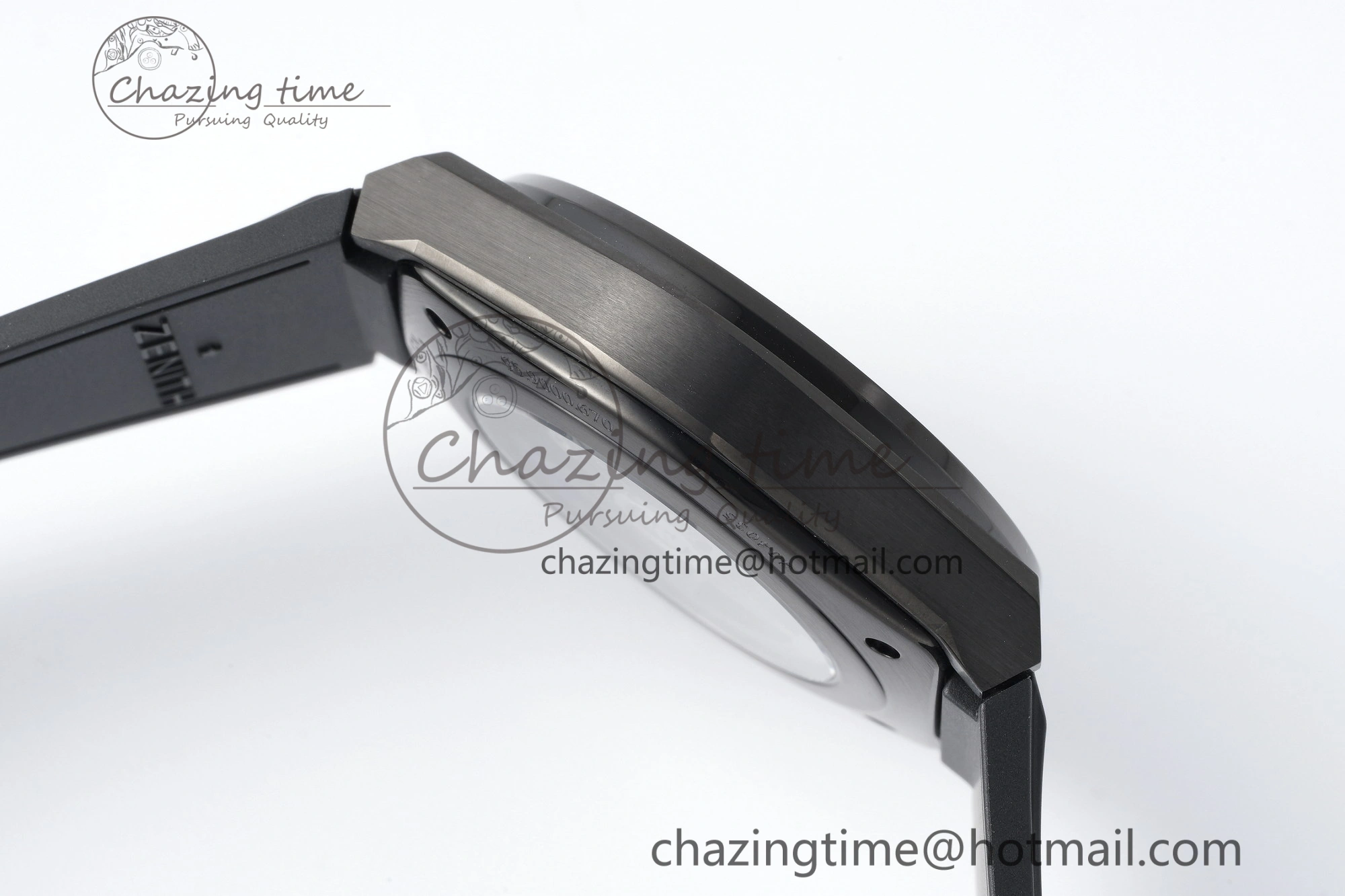 FreshLook Defy  LF 1:1 Best Edition Skeleton Gray Dial Black Bezel on Black Rubber Strap A 10023