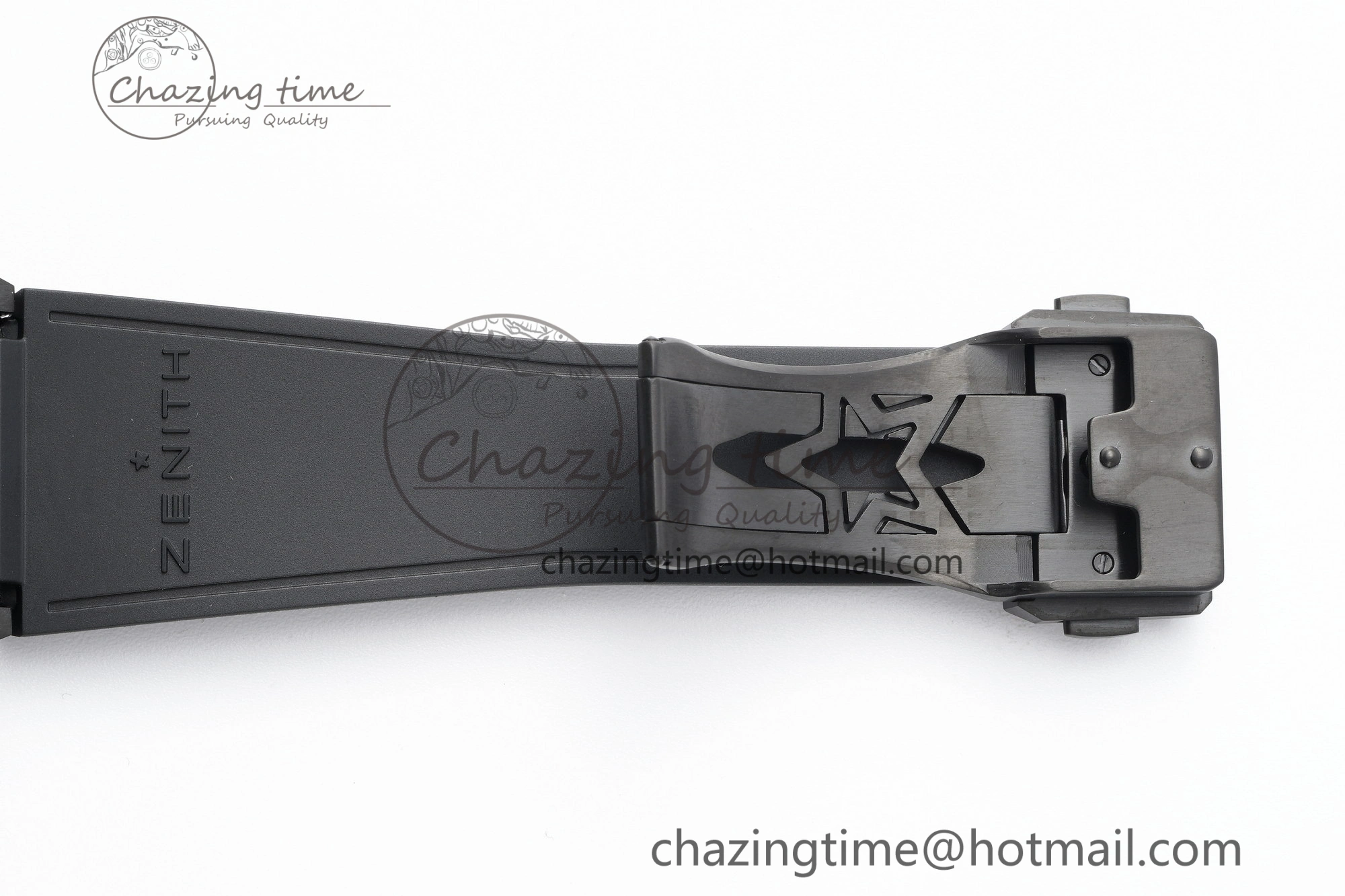 FreshLook Defy  LF 1:1 Best Edition Skeleton Gray Dial Black Bezel on Black Rubber Strap A 10023