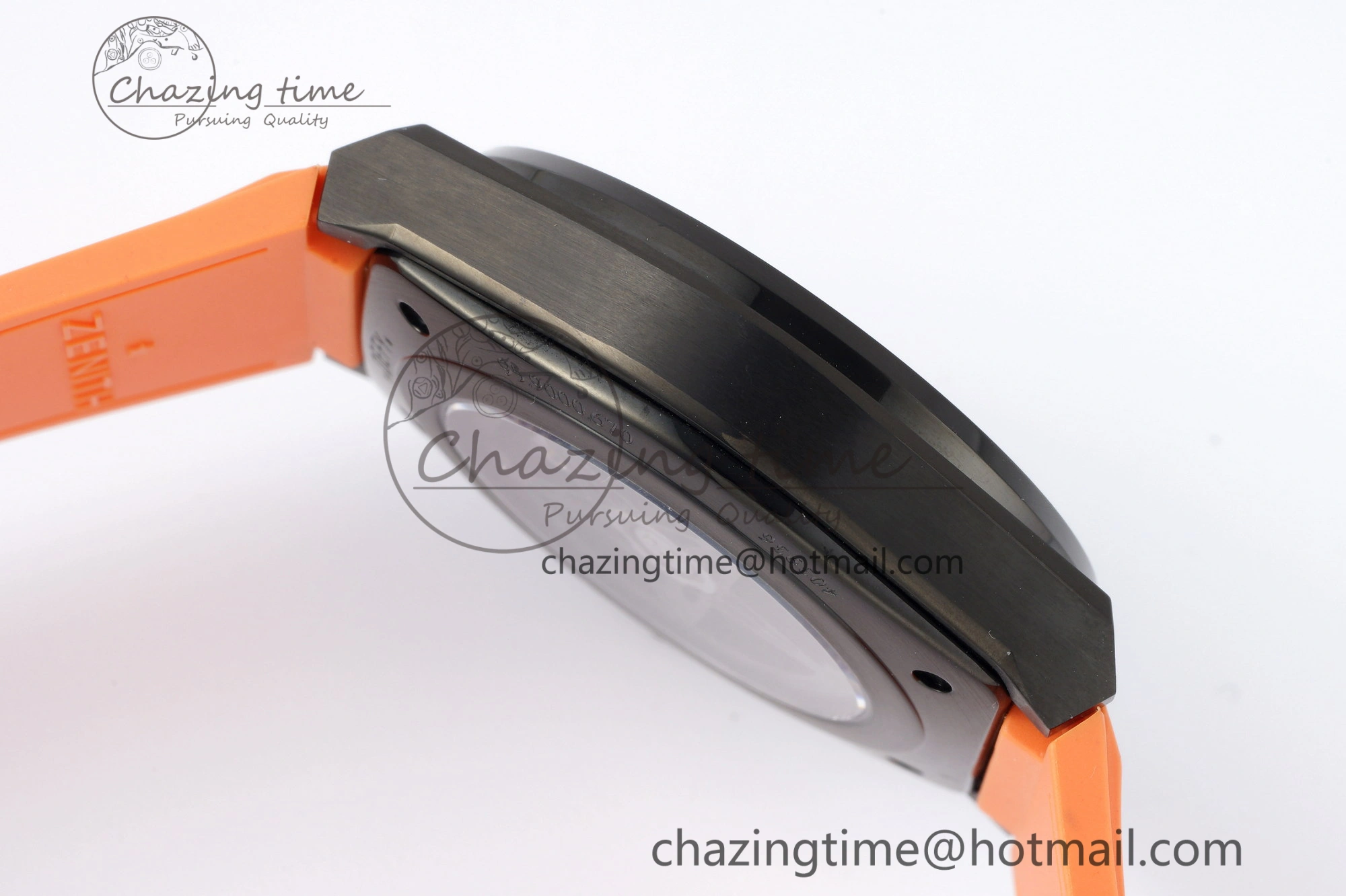 WrinkleFree Defy  LF 1:1 Best Edition Skeleton Orange Dial Black Bezel on Orange Rubber Strap A 10019