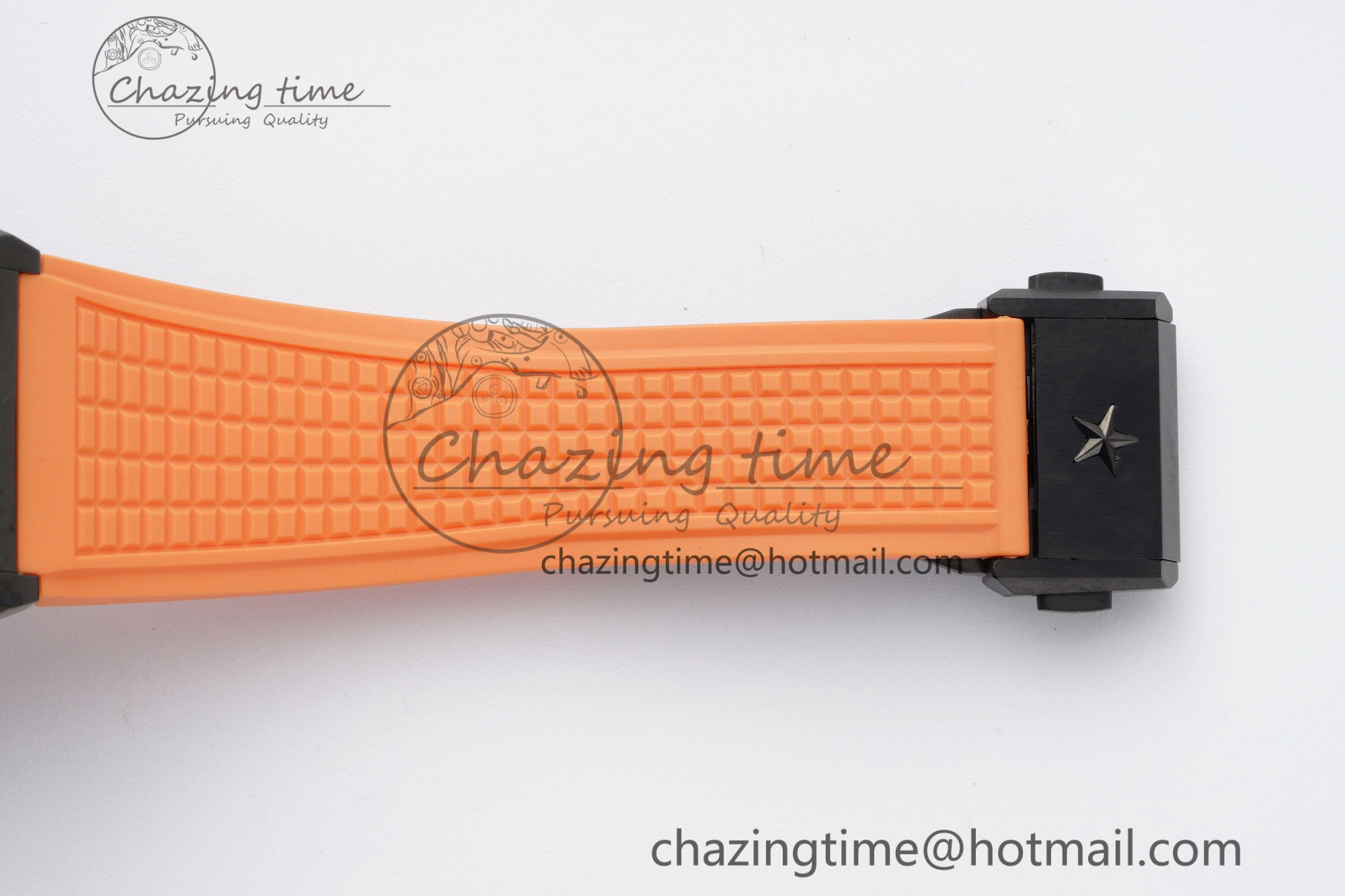 WrinkleFree Defy  LF 1:1 Best Edition Skeleton Orange Dial Black Bezel on Orange Rubber Strap A 10019