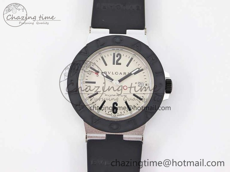 Lightweight Diagono Magnesium PVD GF 1:1 Blue Textured Dial On Black Rubber Strap MIYOTA 5837