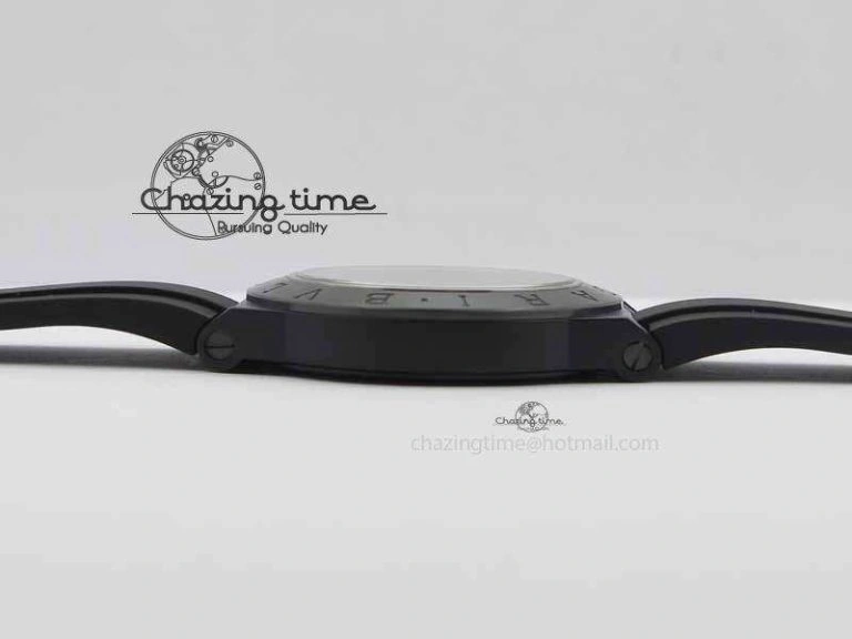 Lightweight Diagono Magnesium PVD GF 1:1 Blue Textured Dial On Black Rubber Strap MIYOTA 5837