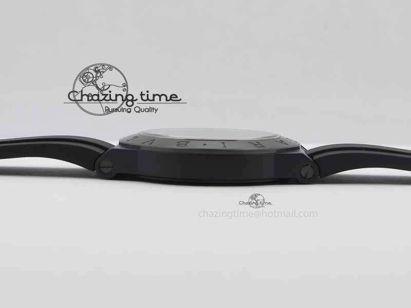 Lightweight Diagono Magnesium PVD GF 1:1 Blue Textured Dial On Black Rubber Strap MIYOTA 5837