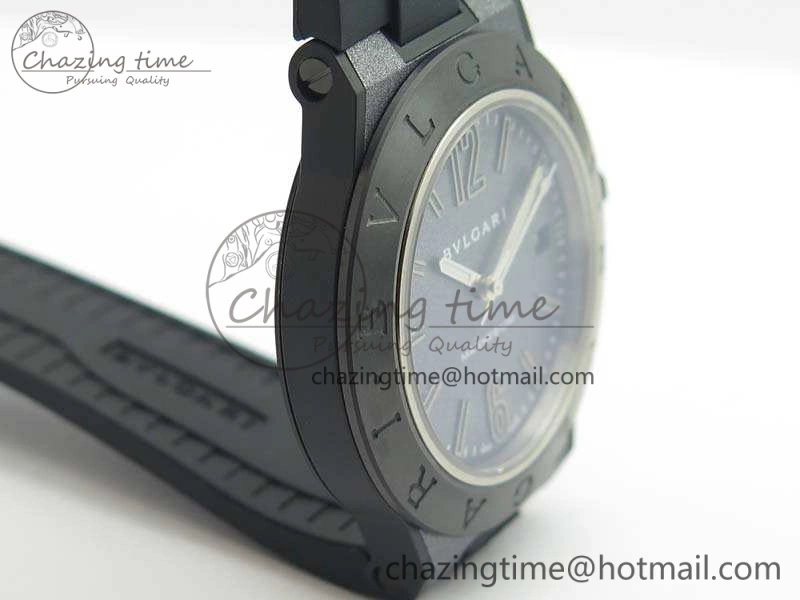 Diagono Magnesium PVD GF 1:1 Gray Textured Dial On Black Rubber Strap MIYOTA 9015 V Resilient 5829