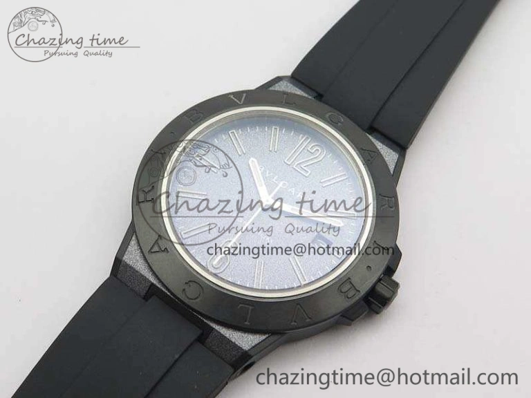 Diagono Magnesium PVD GF 1:1 Gray Textured Dial On Black Rubber Strap MIYOTA 9015 V Resilient 5829