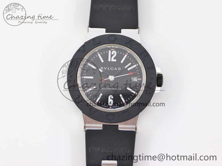 Diagono Magnesium PVD GF 1:1 Pink Textured Dial On Black Rubber Strap MIYOTA Colorful 5836