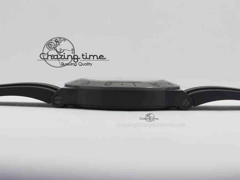 Diagono Magnesium PVD GF 1:1 Silver Textured Dial On Black Rubber Strap MIYOTA Tailored 5835